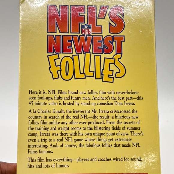 SEALED NFL's Newest Follies Sports‎ Illustrated Comedy Central VHS 1995 Tape - Picture 5 of 7